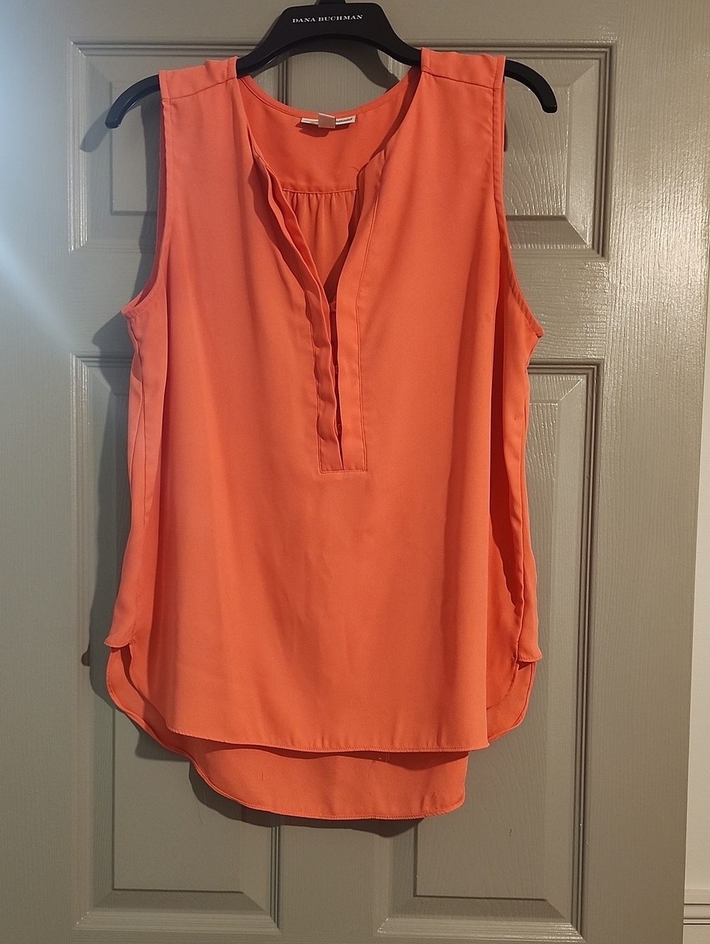 Large Salmon Peach Tunic Top